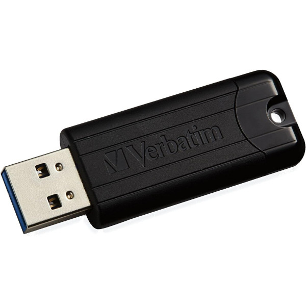 Verbatim Clé USB PinStripe 3.0 de 128 Go Noire Stockage externe VERBATIM, Ultra Pc Gamer Maroc