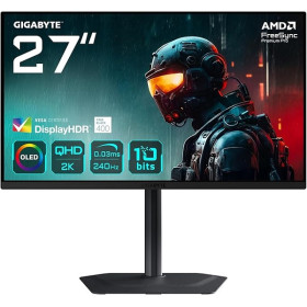 GIGABYTE MO27Q2 27" 240Hz QD-OLED 0.03ms 2K Moniteurs Gigabyte, Ultra Pc Gamer Maroc