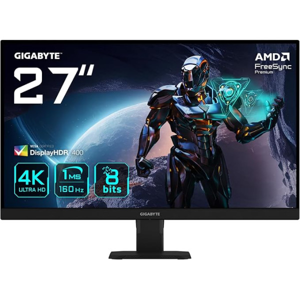 GIGABYTE GS27U 27" 160Hz 1ms 4K Moniteurs Gigabyte, Ultra Pc Gamer Maroc