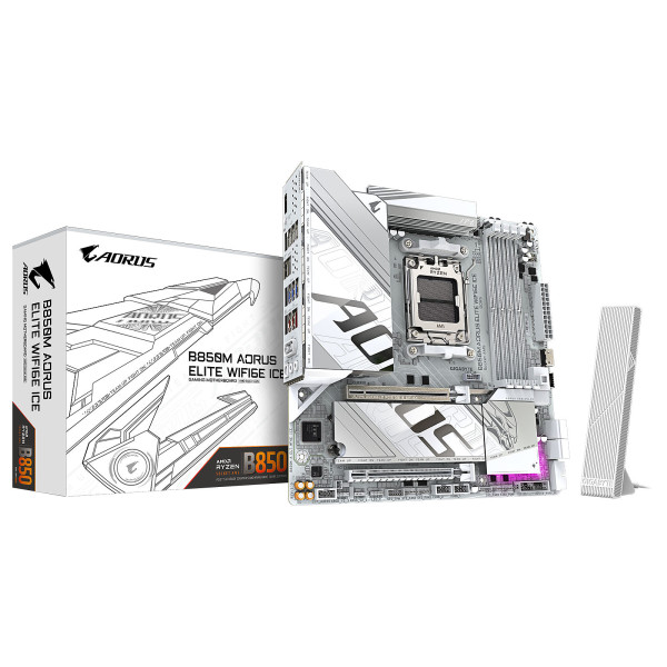 Gigabyte B850M AORUS ELITE WIFI6E ICE Socket 1851 Gigabyte, Ultra Pc Gamer Maroc