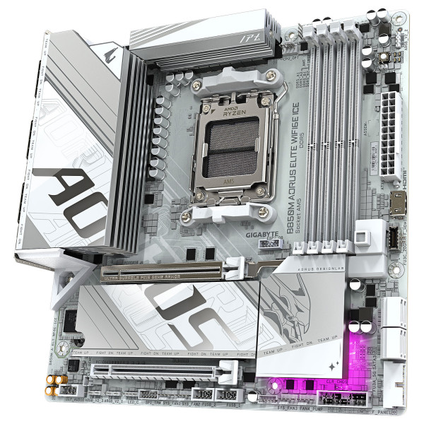 Gigabyte B850M AORUS ELITE WIFI6E ICE Socket 1851 Gigabyte, Ultra Pc Gamer Maroc