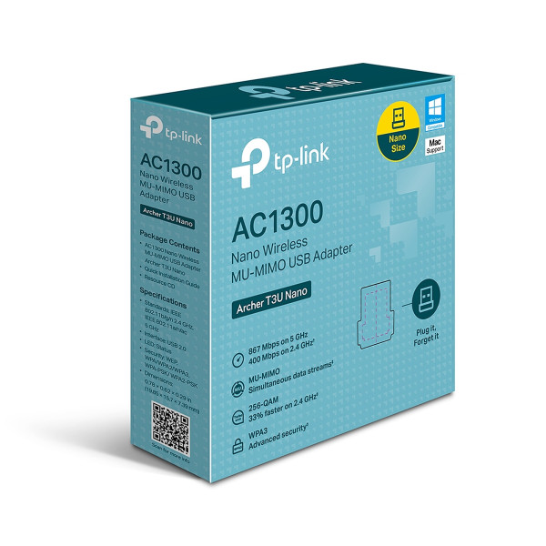 TP-LINK Archer T3U Nano Cartes réseau TP-LINK, Ultra Pc Gamer Maroc