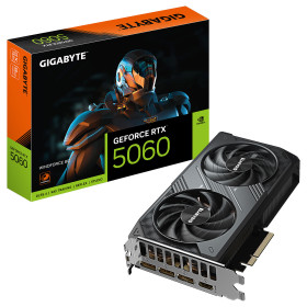 Gigabyte GeForce RTX 5060 WINDFORCE 8Go GDDR7 NVIDIA Gigabyte, Ultra Pc Gamer Maroc