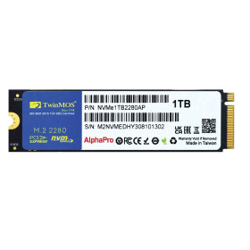 TwinMOS AlphaPro M.2 PCIe NVMe 512GB Disques SSD TwinMOS, Ultra Pc Gamer Maroc