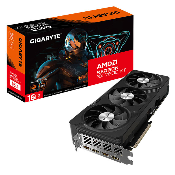 Gigabyte Radeon RX 7800 XT GAMING OC 16G AMD Gigabyte, Ultra Pc Gamer Maroc