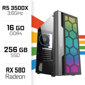 PC Gamer UltraPC THE Spider Ryzen 5 3500X/16GB/256GB SSD/RX580 PC Gamer Standard UltraPC, Ultra Pc Gamer Maroc