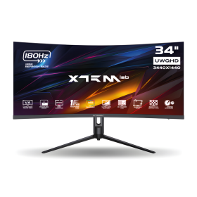 XTRMLAB X34G18VCQ 34" 180Hz Curved WQHD Moniteurs XTRMLAB, Ultra Pc Gamer Maroc