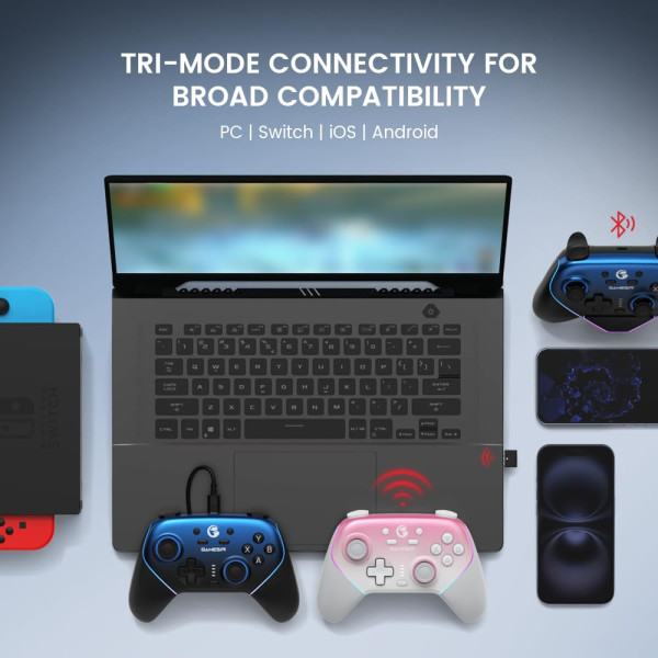 GameSir Super Nova Wireless Controller (Nightfall Blue) Périphériques de jeu GameSir, Ultra Pc Gamer Maroc
