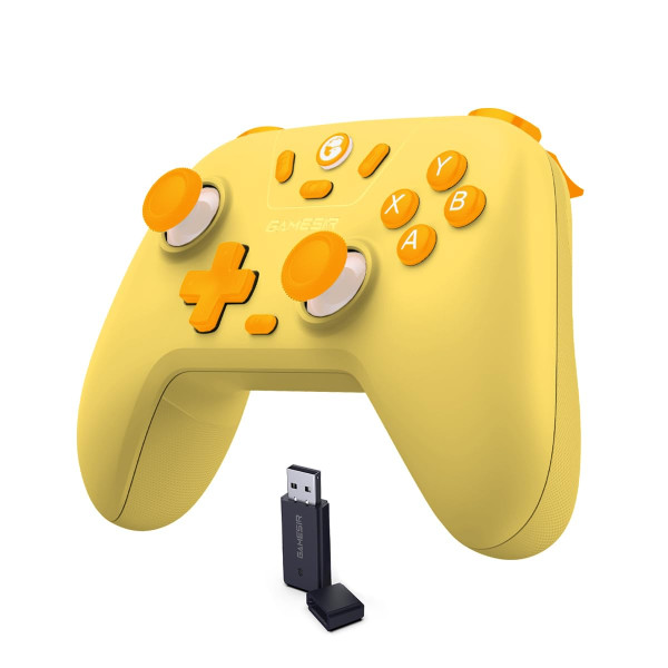 GameSir Nova Lite 2.4G Wireless Controller (Golden Yellow) Périphériques de jeu GameSir, Ultra Pc Gamer Maroc