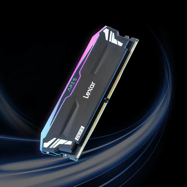 Lexar ARES RGB DDR5 32Go (2x16Go) 6400MHz CL32 Mémoire vive PC Lexar, Ultra Pc Gamer Maroc