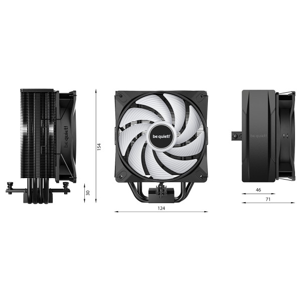 be quiet! Pure Rock 3 LX Refroidissement be quiet!, Ultra Pc Gamer Maroc