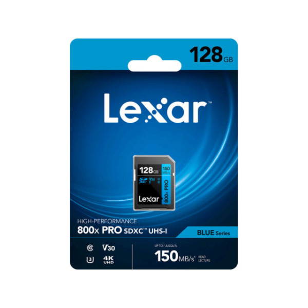 Lexar PRO Blue Series 128GB SDXC Disques durs externes Lexar, Ultra Pc Gamer Maroc