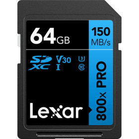 Lexar Pro Blue Series 64GB SDXC Disques durs externes Lexar, Ultra Pc Gamer Maroc