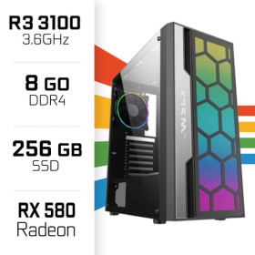 PC Gamer UltraPC Ryzen 5 3100/8GB/256GB SSD/RX580 PC Gamer Standard UltraPC, Ultra Pc Gamer Maroc