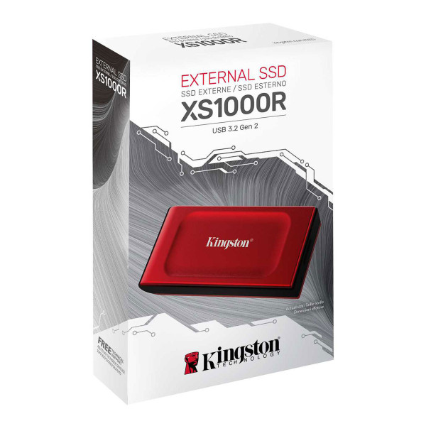 Kingston XS1000 USB 3.2 1TB Red Clés USB Kingston, Ultra Pc Gamer Maroc