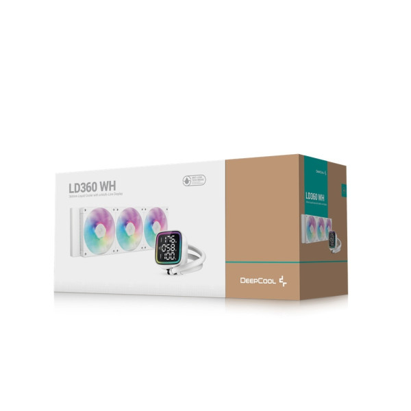 DeepCool LD360 White Kits Watercooling DeepCool, Ultra Pc Gamer Maroc