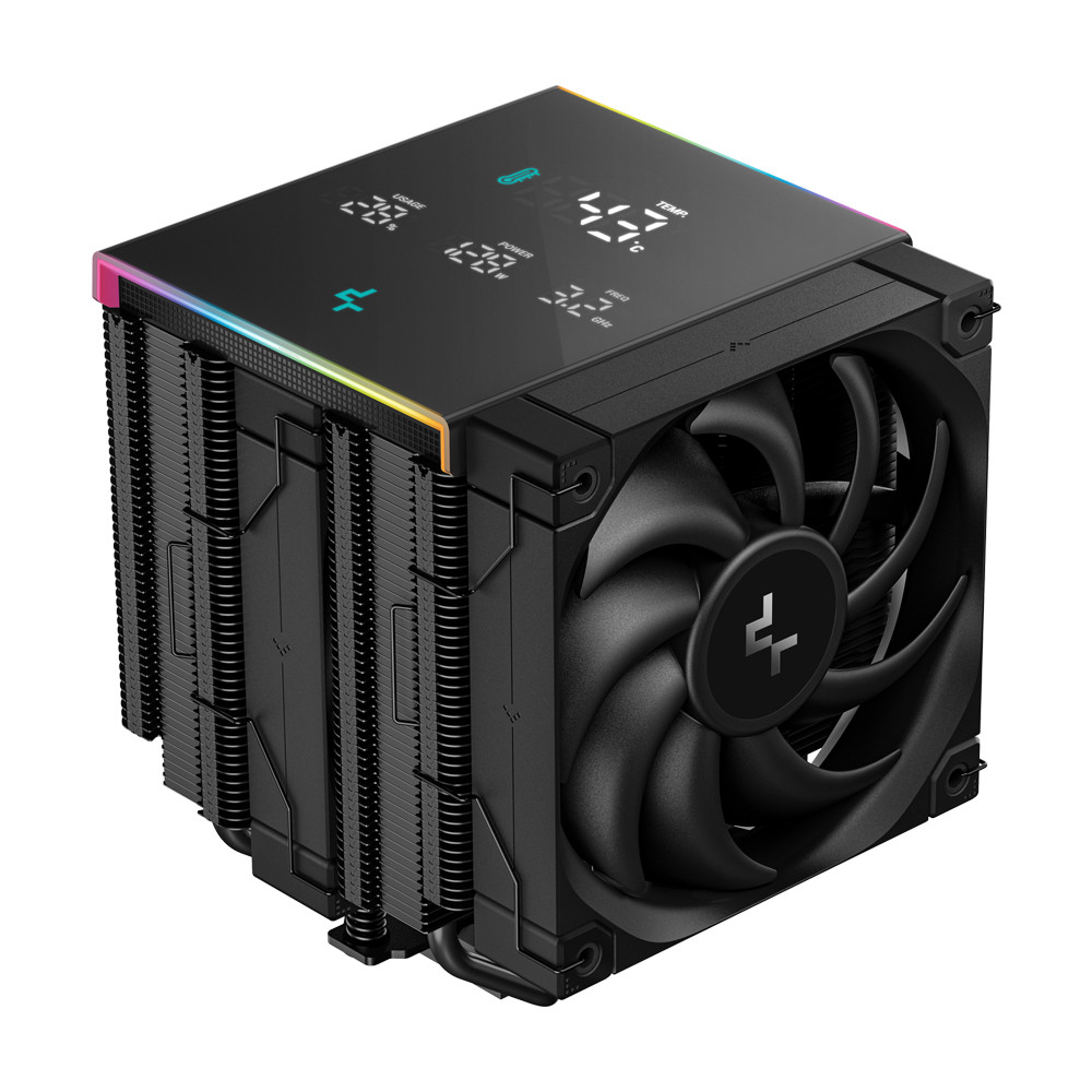 DEEPCOOL AK620 DIGITAL PRO Black Air Cooler (Black)