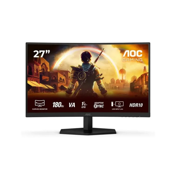 AOC C27G42E 27" Fast VA 180Hz 0.5ms FHD Moniteurs AOC, Ultra Pc Gamer Maroc