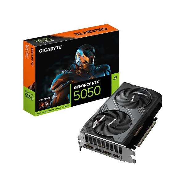 Gigabyte GeForce RTX 5050 WINDFORCE OC 8G Cartes graphiques Gigabyte, Ultra Pc Gamer Maroc