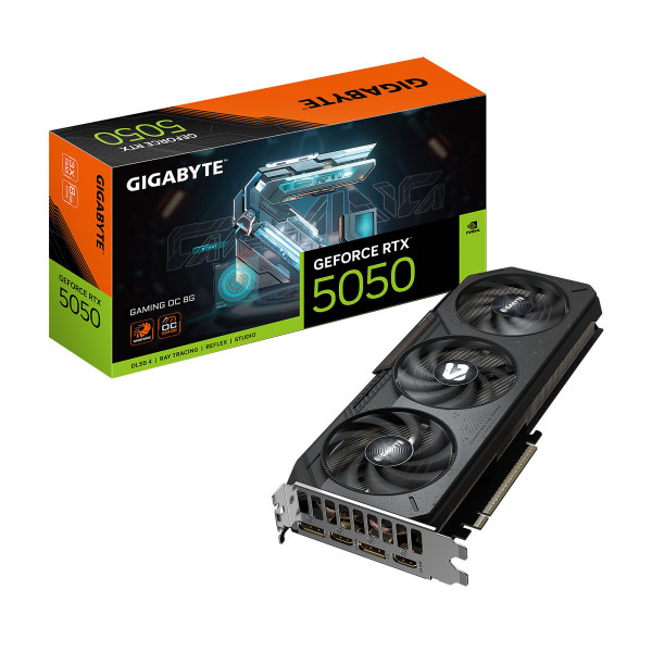 Gigabyte GeForce RTX 5050 GAMING OC 8G Cartes graphiques Gigabyte, Ultra Pc Gamer Maroc