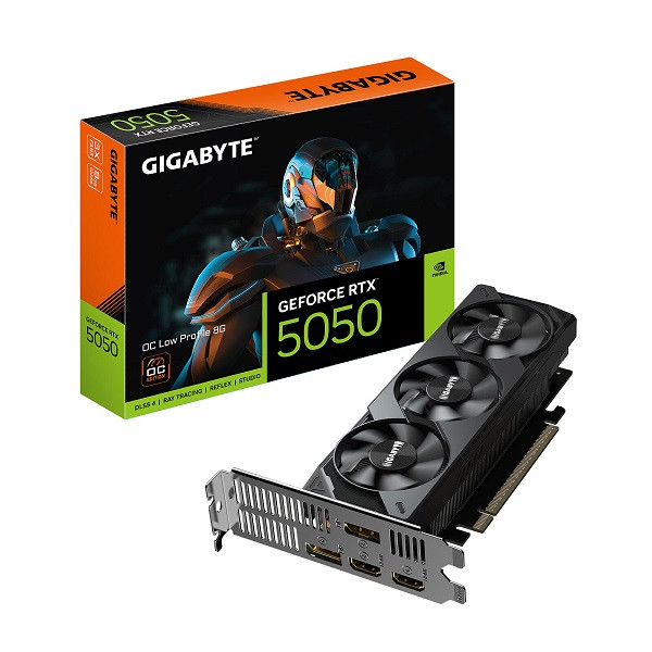 Gigabyte GeForce RTX 5050 OC Low Profile 8G Cartes graphiques Gigabyte, Ultra Pc Gamer Maroc