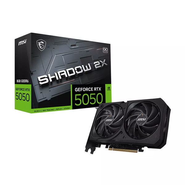 MSI GeForce RTX 5050 8Go GDDR6 SHADOW 2X OC NVIDIA MSI, Ultra Pc Gamer Maroc