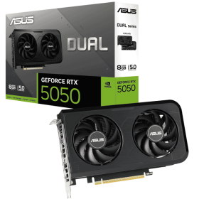 Asus Dual GeForce RTX 5050 8GB GDDR6 OC Edition Cartes graphiques ASUS, Ultra Pc Gamer Maroc