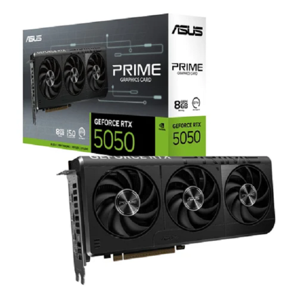 Asus PRIME GeForce RTX 5050 8GB GDDR6 Cartes graphiques ASUS, Ultra Pc Gamer Maroc