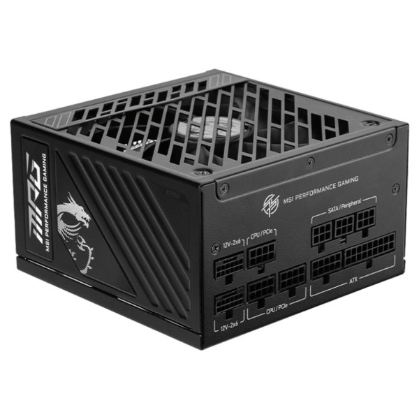 MSI MAG A1250GS PCIE5 80PLUS Gold 1250W Alimentations PC MSI, Ultra Pc Gamer Maroc
