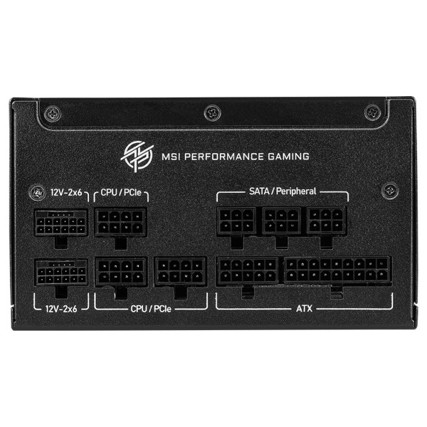 MSI MPG A1250GS PCIE5 80PLUS Gold 1250W Plus de 900 W MSI, Ultra Pc Gamer Maroc