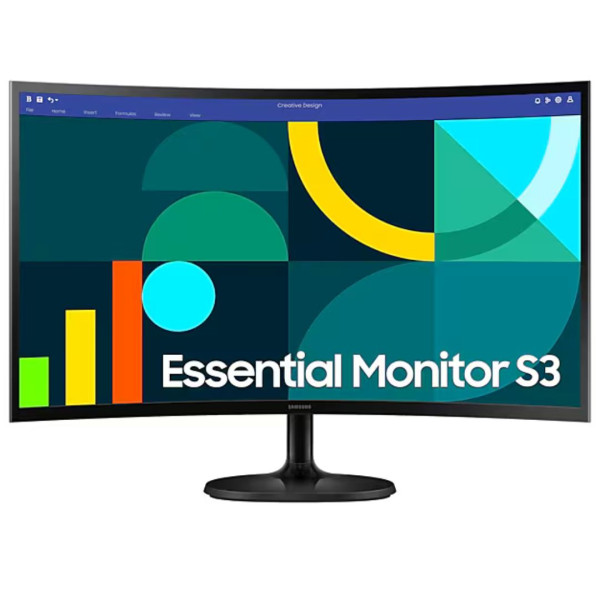 Samsung LS27D364GAU 27" Essential S36GD Curved Moniteurs Samsung, Ultra Pc Gamer Maroc