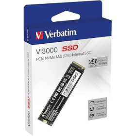 VERBATIM Vi3000 256GB M.2 PCle GEN3X4 Disques SSD VERBATIM, Ultra Pc Gamer Maroc