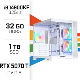 PC Gamer i9 14900KF/1TB SSD/32GB DDR5/RTX5070 TI PC Gamer Avancé UltraPC, Ultra Pc Gamer Maroc