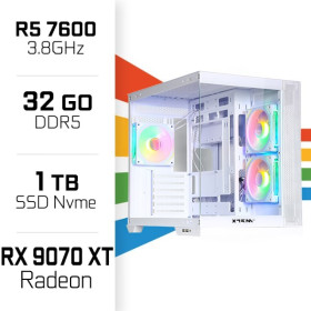 PC Gamer UltraPC Ryzen 5 7600/1TB SSD/32GB DDR5/RX9070XT PC Gamer Avancé UltraPC, Ultra Pc Gamer Maroc