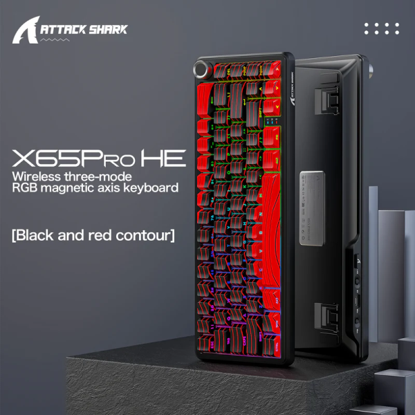 ATTACK SHARK X65PRO HE Rapid Trigger (Magnetic Switch) Claviers ATTACK SHARK, Ultra Pc Gamer Maroc