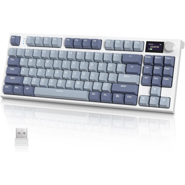 ATTACK SHARK K86 Lavener Blue (Blue Whale Switch) Claviers ATTACK SHARK, Ultra Pc Gamer Maroc