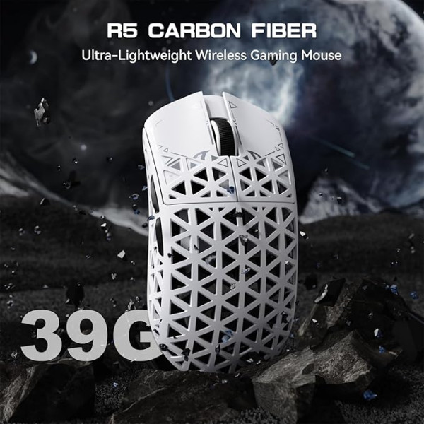 ATTACK SHARK R5 White Souris ATTACK SHARK, Ultra Pc Gamer Maroc