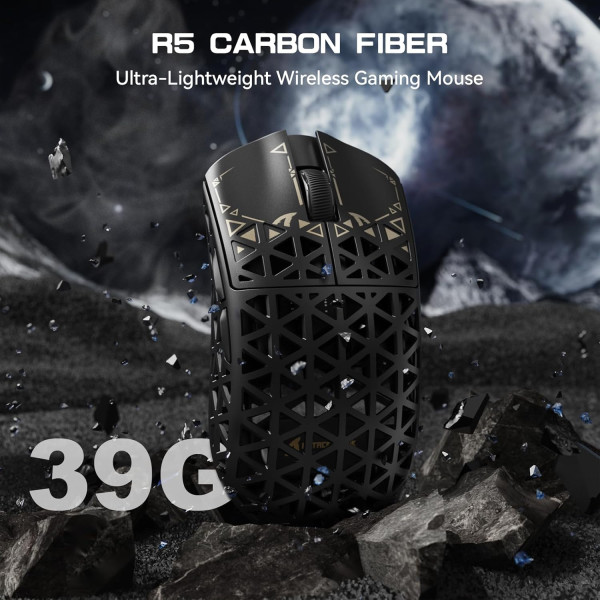 ATTACK SHARK R5 Black Souris ATTACK SHARK, Ultra Pc Gamer Maroc