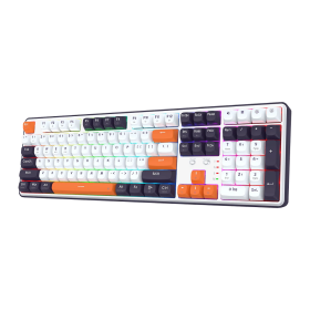 Redragon K689 PRO Wireless Mechanical Keyboard (Black Tangerine) Claviers Redragon, Ultra Pc Gamer Maroc