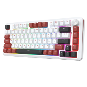 Redragon K721 Rapid Trigger Wired Mechanical Keyboard (Burgundy Red) Claviers Redragon, Ultra Pc Gamer Maroc
