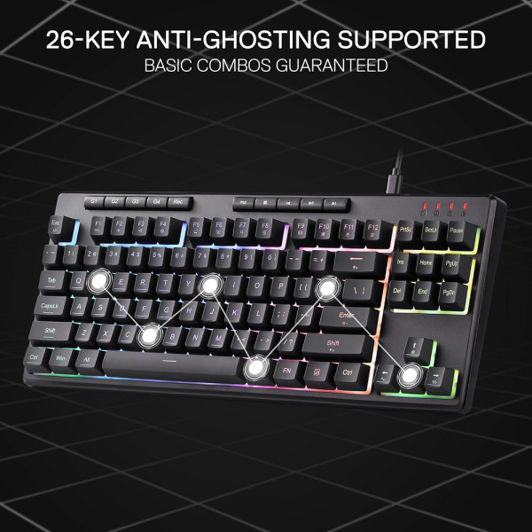Redragon K516 Shiva TKL RGB Claviers Redragon, Ultra Pc Gamer Maroc