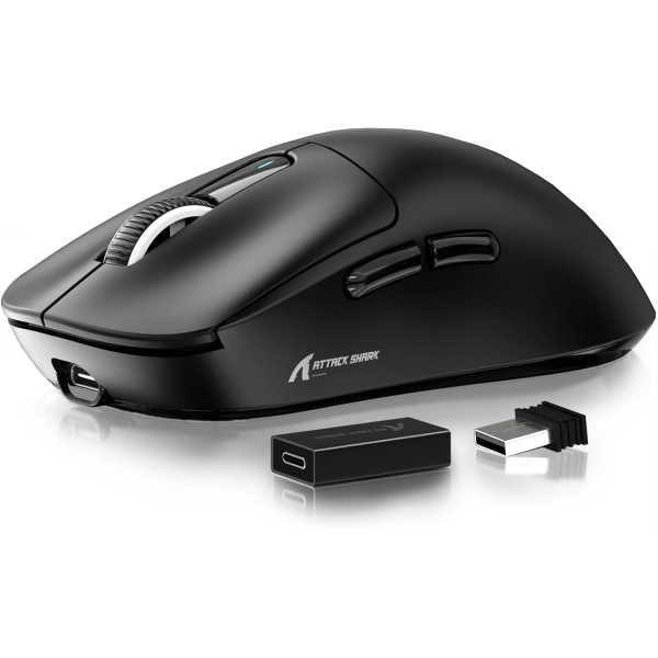 ATTACK SHARK X3 Pro Black Souris ATTACK SHARK, Ultra Pc Gamer Maroc