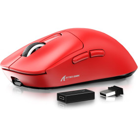 ATTACK SHARK X3 Pro Red Souris ATTACK SHARK, Ultra Pc Gamer Maroc