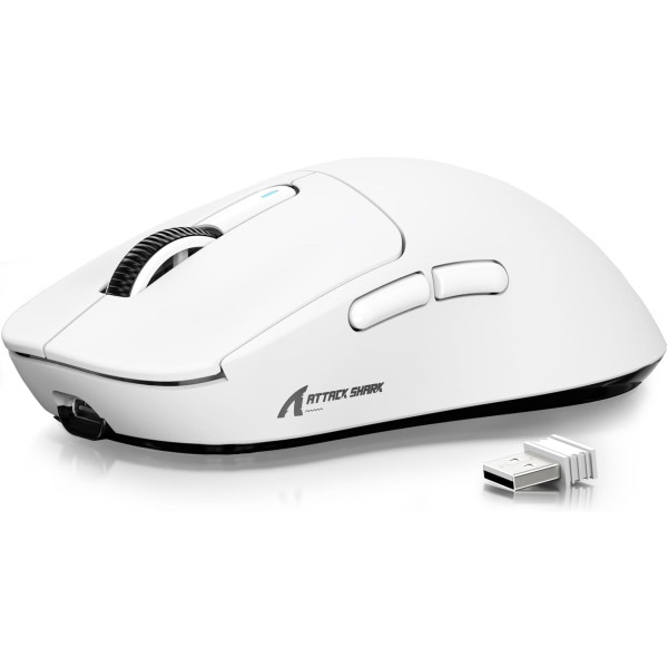 ATTACK SHARK X3 White Souris ATTACK SHARK, Ultra Pc Gamer Maroc