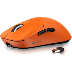 ATTACK SHARK X3 Orange Souris ATTACK SHARK, Ultra Pc Gamer Maroc