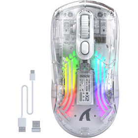 ATTACK SHARK X2 White Souris ATTACK SHARK, Ultra Pc Gamer Maroc