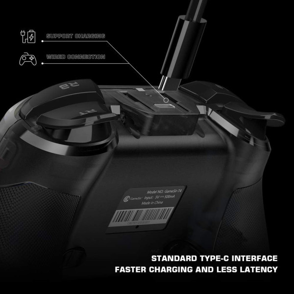 GameSir T4 Pro Wireless Controller (Black) Périphériques de jeu GameSir, Ultra Pc Gamer Maroc