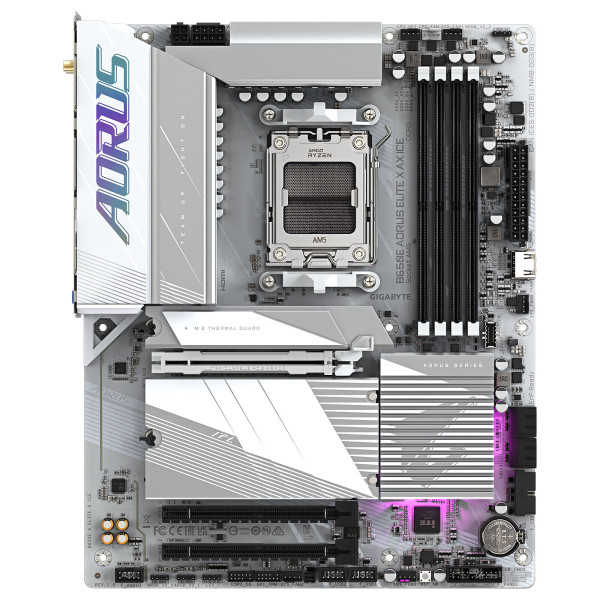 Gigabyte B650E AORUS ELITE X AX ICE Socket AM5 Gigabyte, Ultra Pc Gamer Maroc