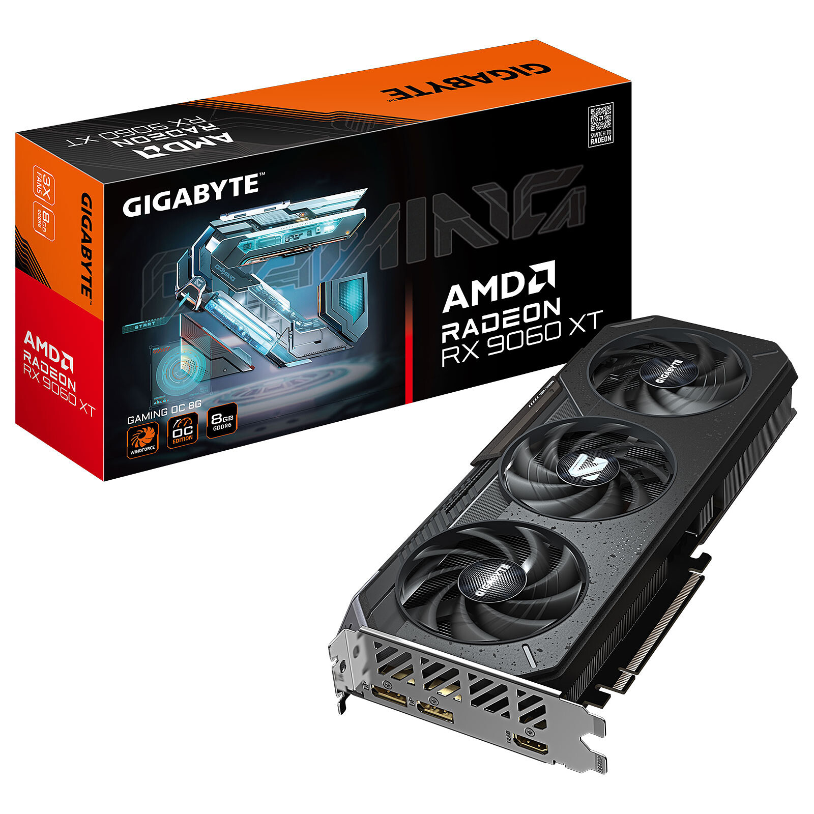 GIGABYTE Radeon RX 9060 XT 8 GB (GAMING OC)