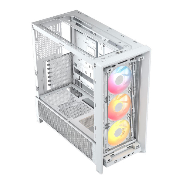 Corsair Frame 4000D RS ARGB (Blanc) Boitiers PC Corsair, Ultra Pc Gamer Maroc